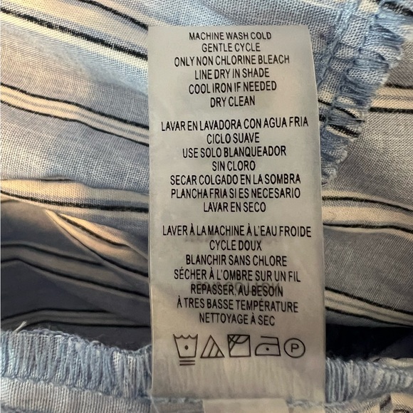 NWOT Tommy Hilfiger Blue Ruffled Polo Collar Sundress - Picture 6 of 6